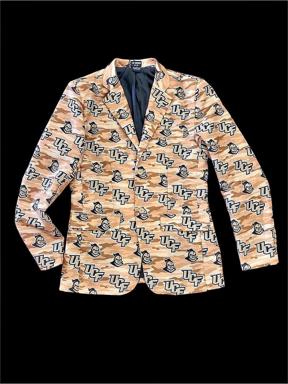 Men's  Black UCF Print Jacket Like New